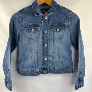 The Children’s Place Girls Jean Jacket Medium Blue Wash Large 10/12